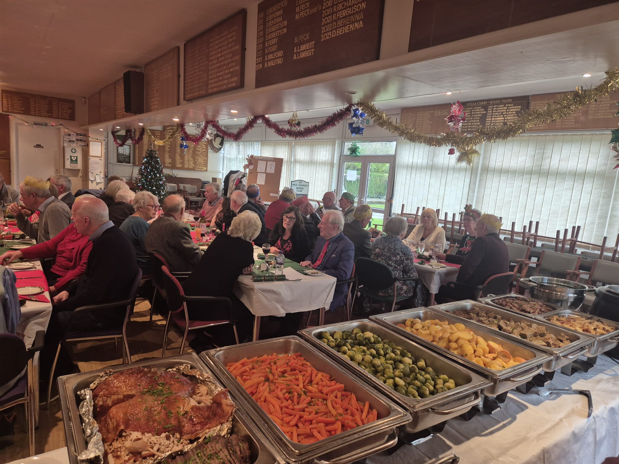 Decorated event hall